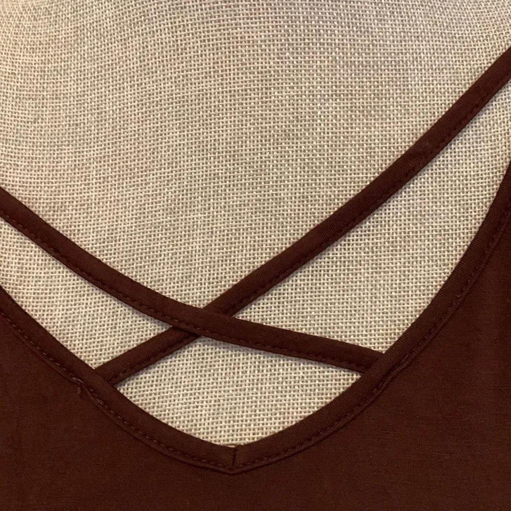 Brown Long Sleeve Top - Picture 4 of 6
